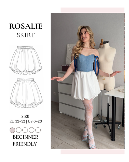 Rosalie Skirt - Digital Sewing Pattern