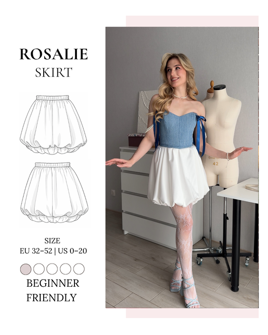 Rosalie Skirt - Digital Sewing Pattern