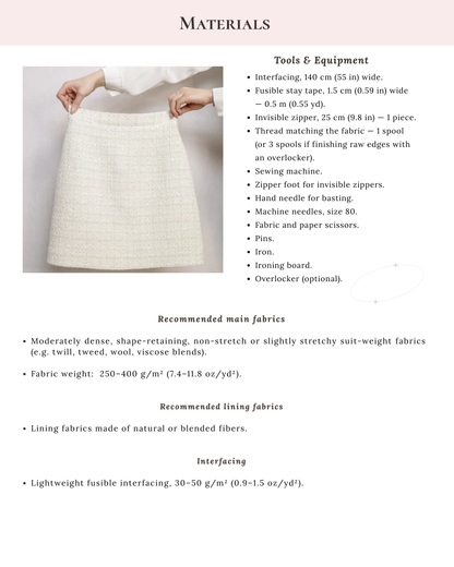 Adelina Skirt - Digital Sewing Pattern