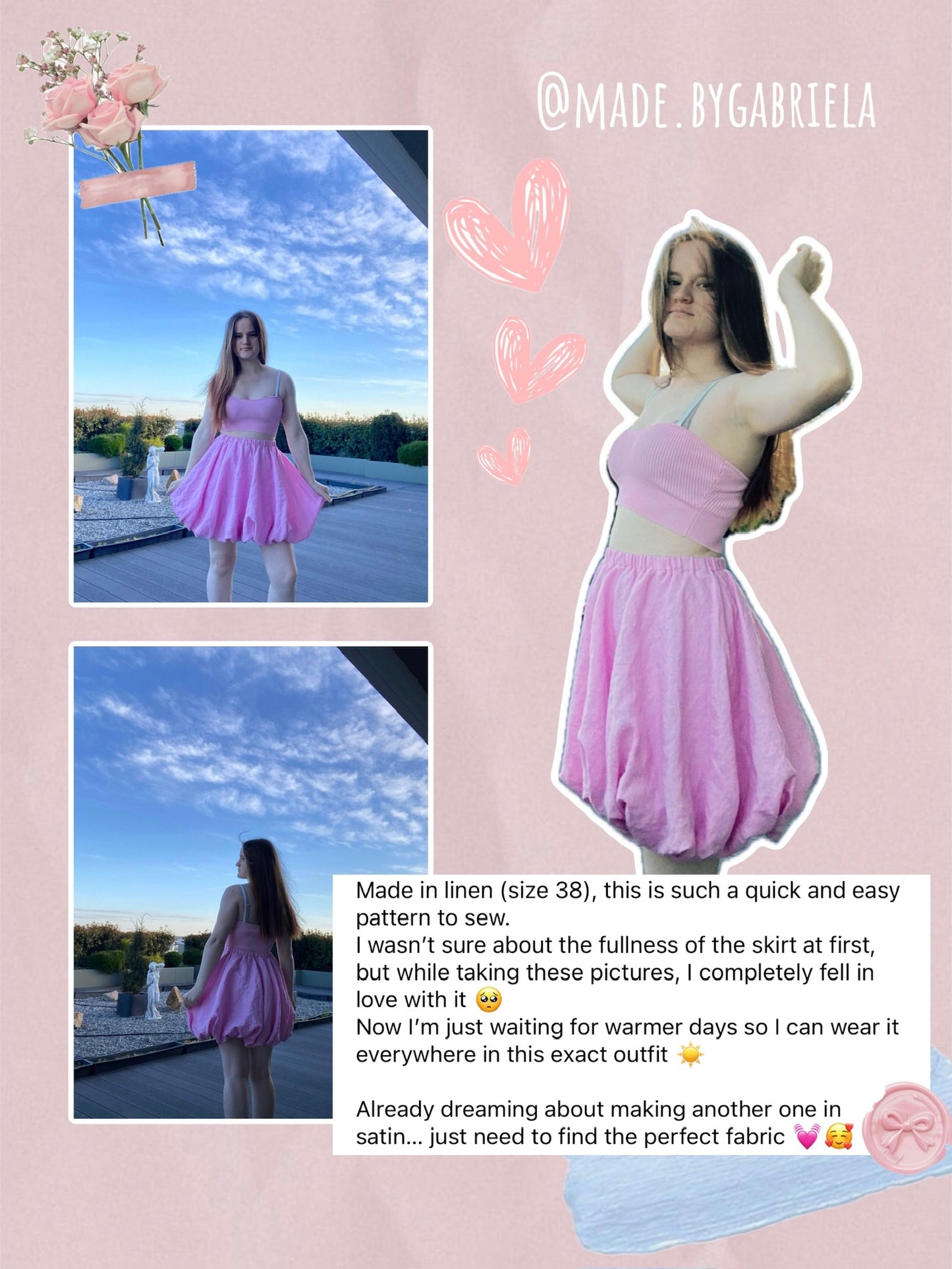 Rosalie Skirt - Digital Sewing Pattern