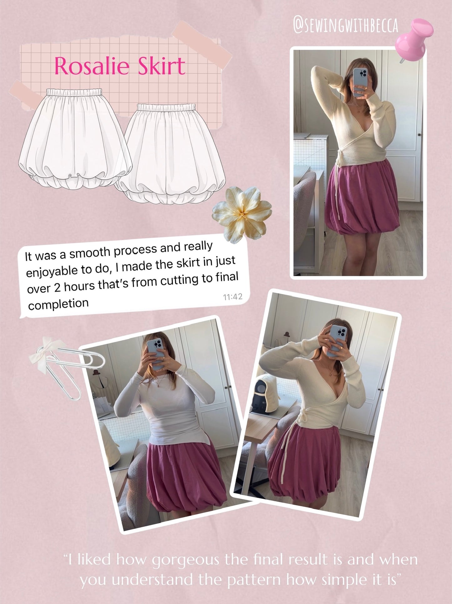 Rosalie Skirt - Digital Sewing Pattern
