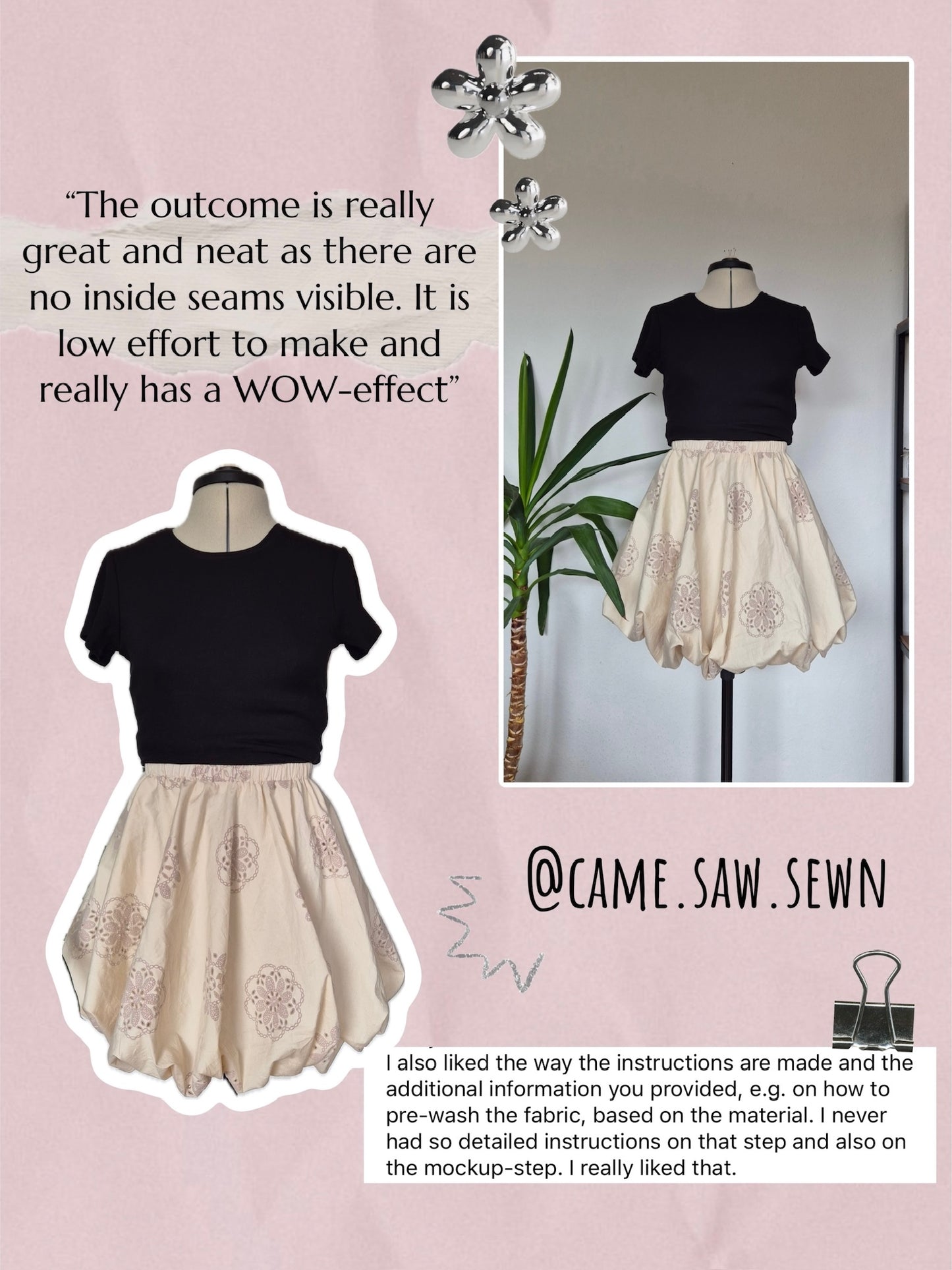 Rosalie Skirt - Digital Sewing Pattern