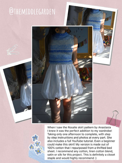 Rosalie Skirt - Digital Sewing Pattern