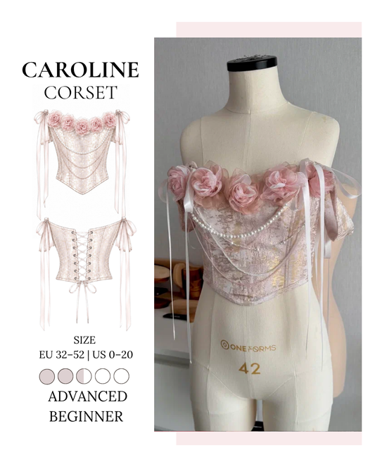 Caroline Corset - Digital Sewing Pattern